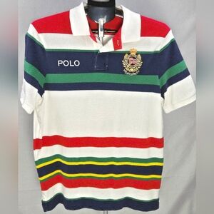 Men's Polo Ralph Lauren Crest Preppy Old Money Polo, Medium